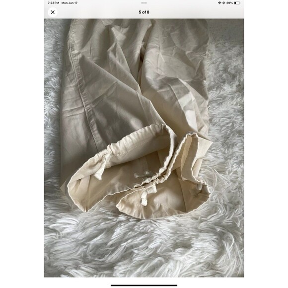 Chaps Women's Dream Lake Lightweight Elastic Waist Natural Cream Color Sz 1X NEW - Picture 5 of 8